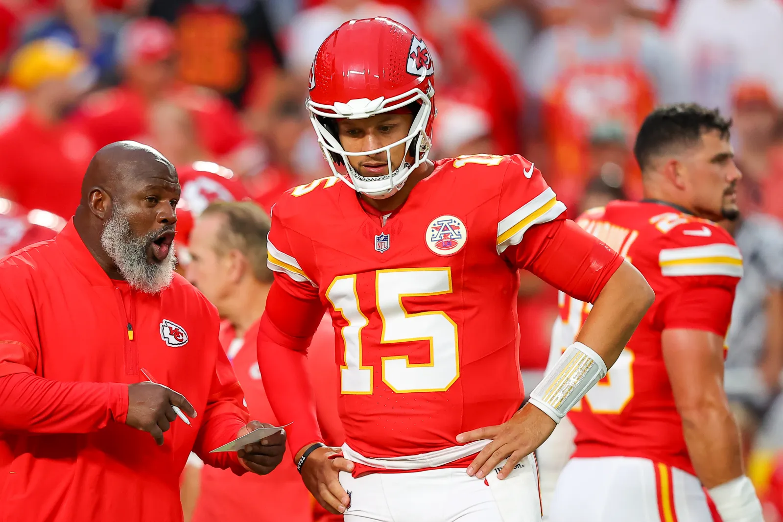 Eric Bieniemy, Patrick Mahomes