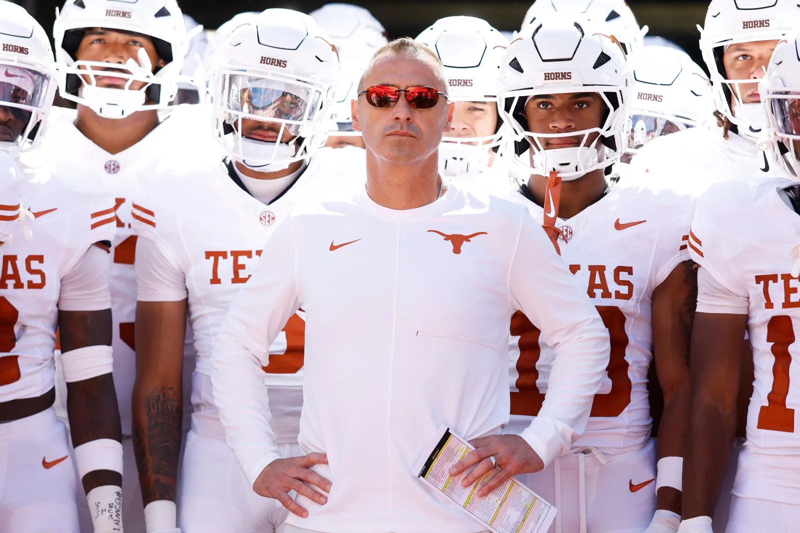 Texas head coach Steve Sarkisian