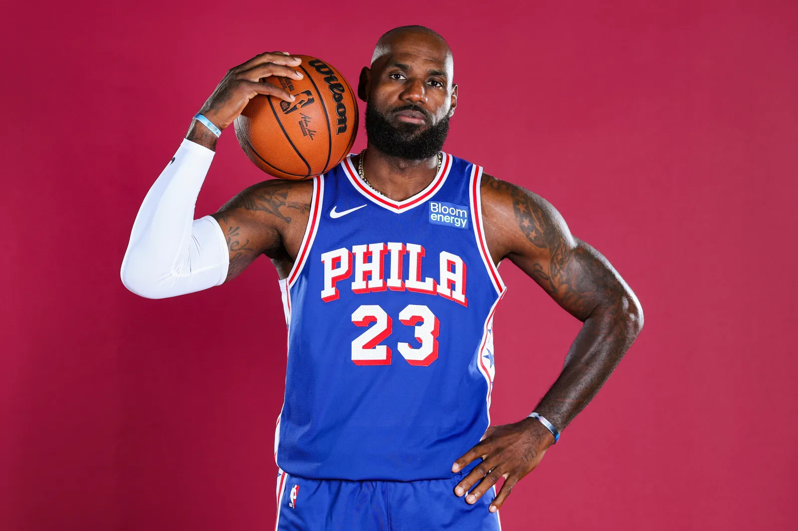 Philadelphia 76ers forward LeBron James
