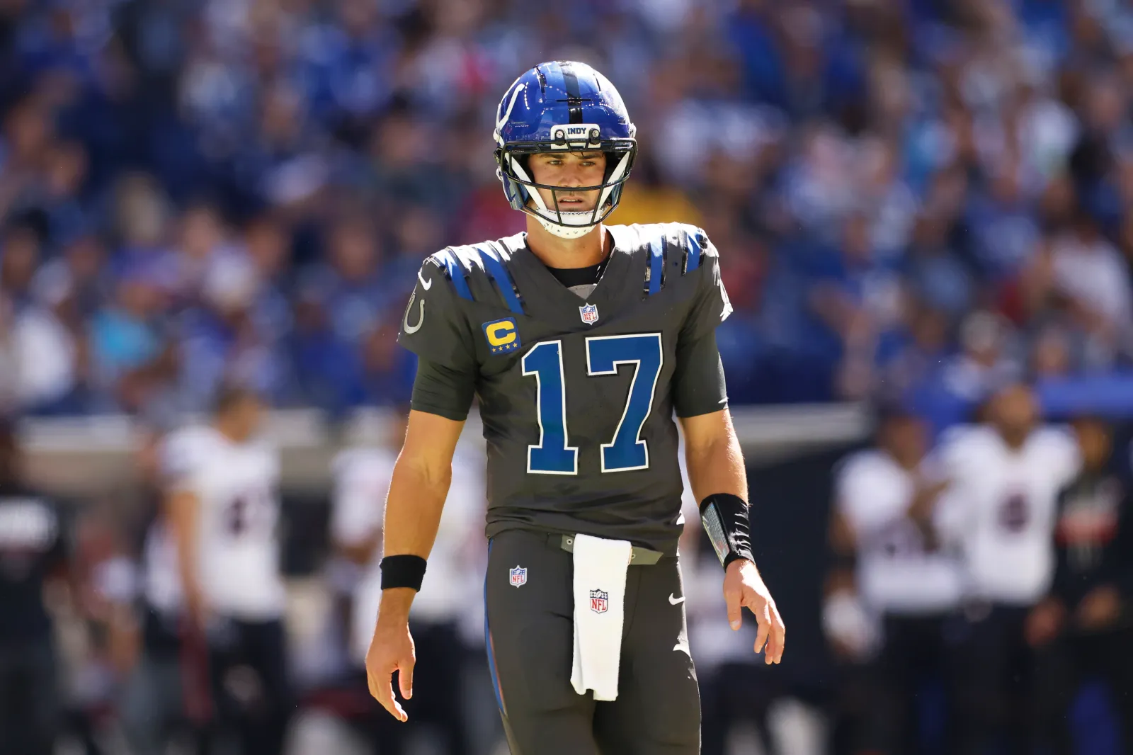 Daniel Jones #17 of the Indianapolis Colts.