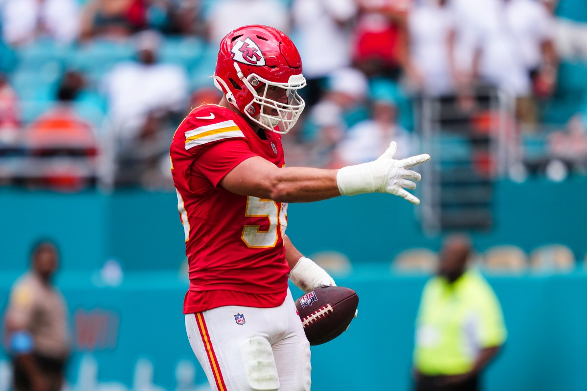 Chiefs DE George Karlaftis Delivers Confident Super Bowl Statement Chiefs DE George Karlaftis Delivers Confident Super Bowl Statement