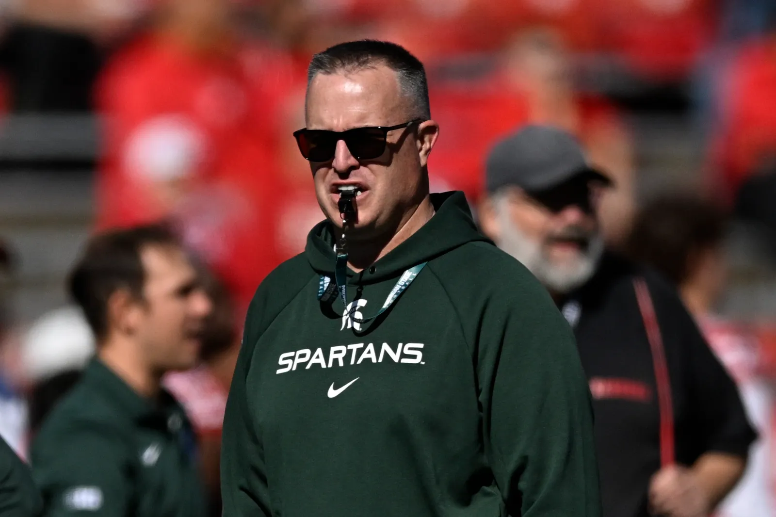 Michigan State Spartans head coach Pat Fitzgerald