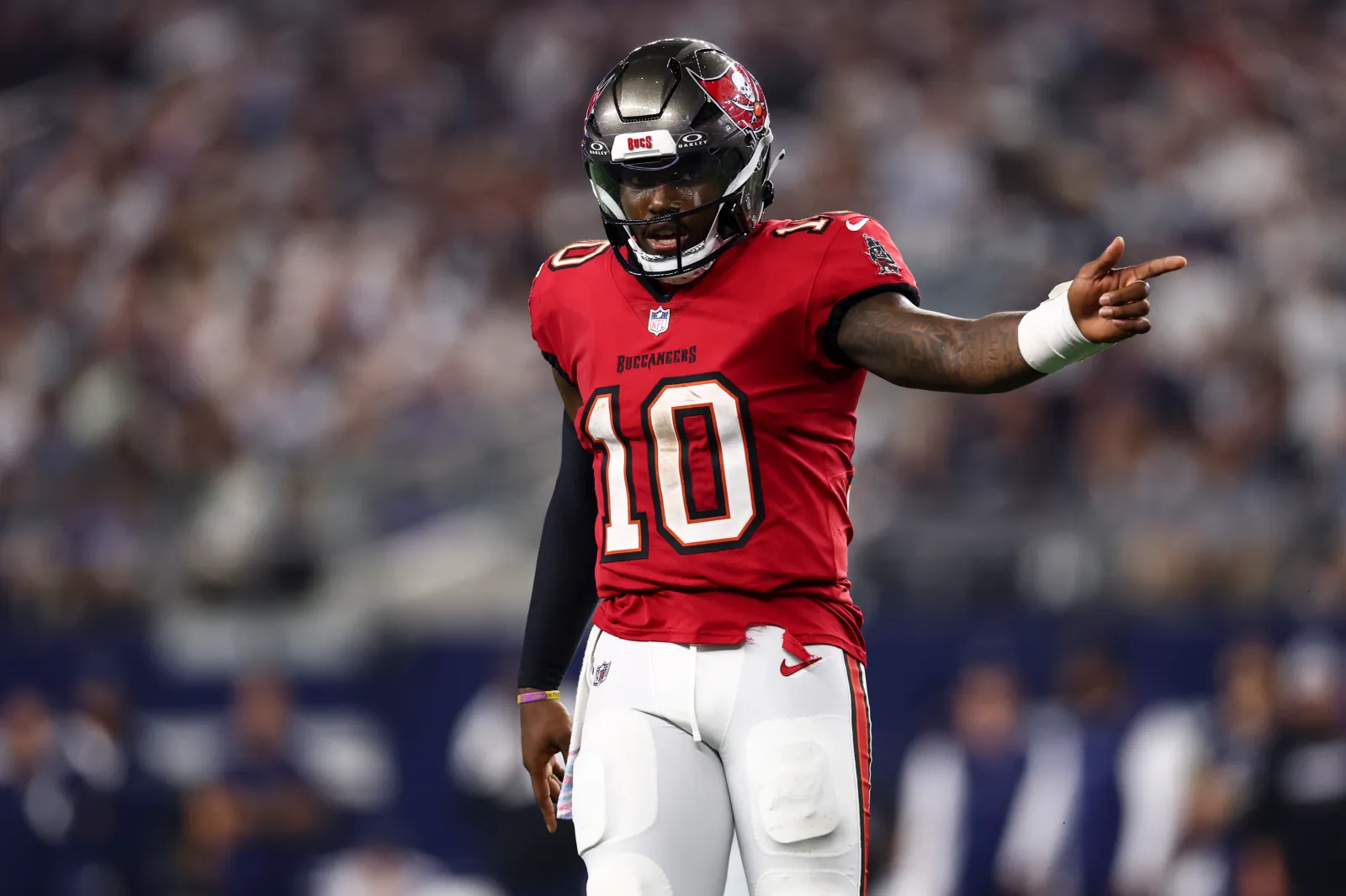 Jalon Daniels #10 of the Tampa Bay Buccaneers.