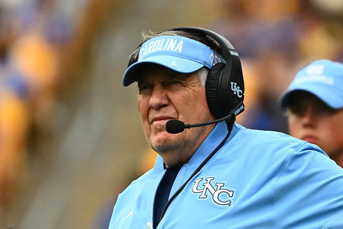 North Carolina head coach Bill Belichick looks on during game against Pittsburgh