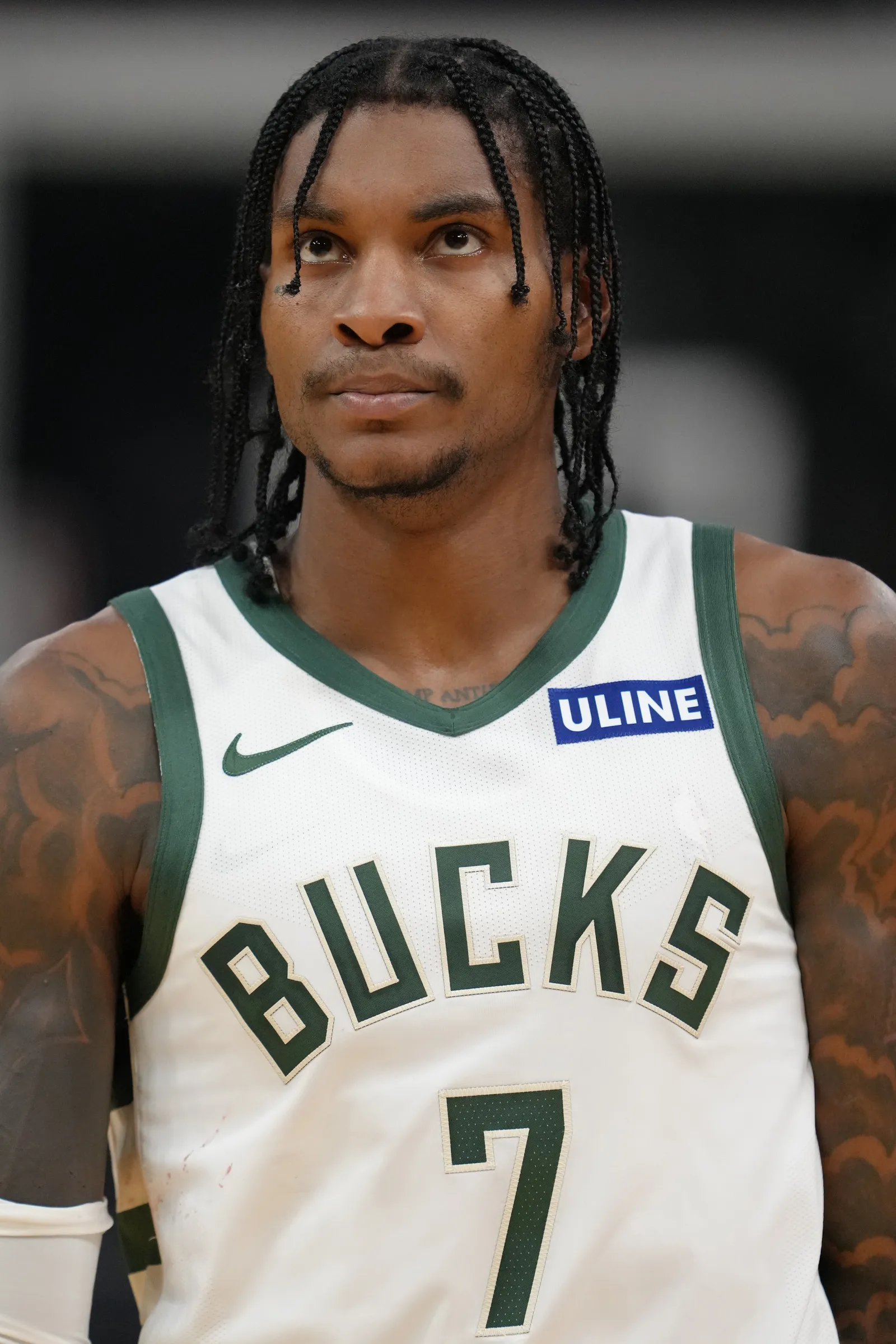 Kevin Porter Jr. #7 of the Milwaukee Bucks