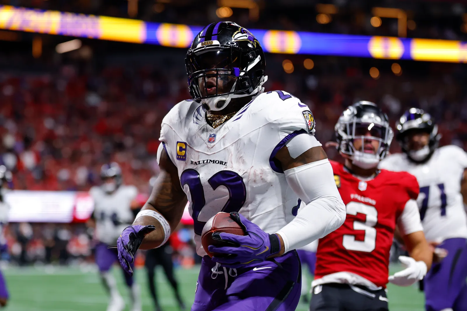 Baltimore Ravens star running back Derrick Henry