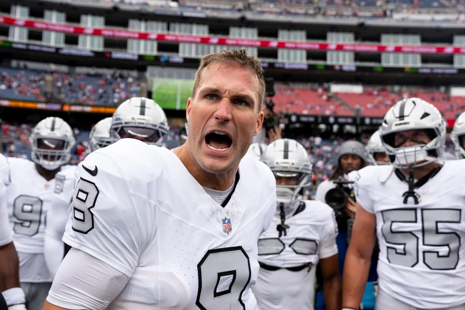 Las Vegas Raiders quarterback Kirk Cousins.
