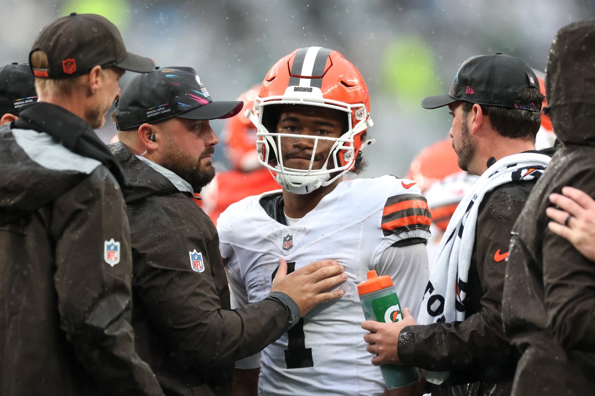 KC Concepcion, Browns-Jets-dən qorxunc yaralanma ilə ayrıldıqdan sonra azarkeşlərinə mesaj göndərdi