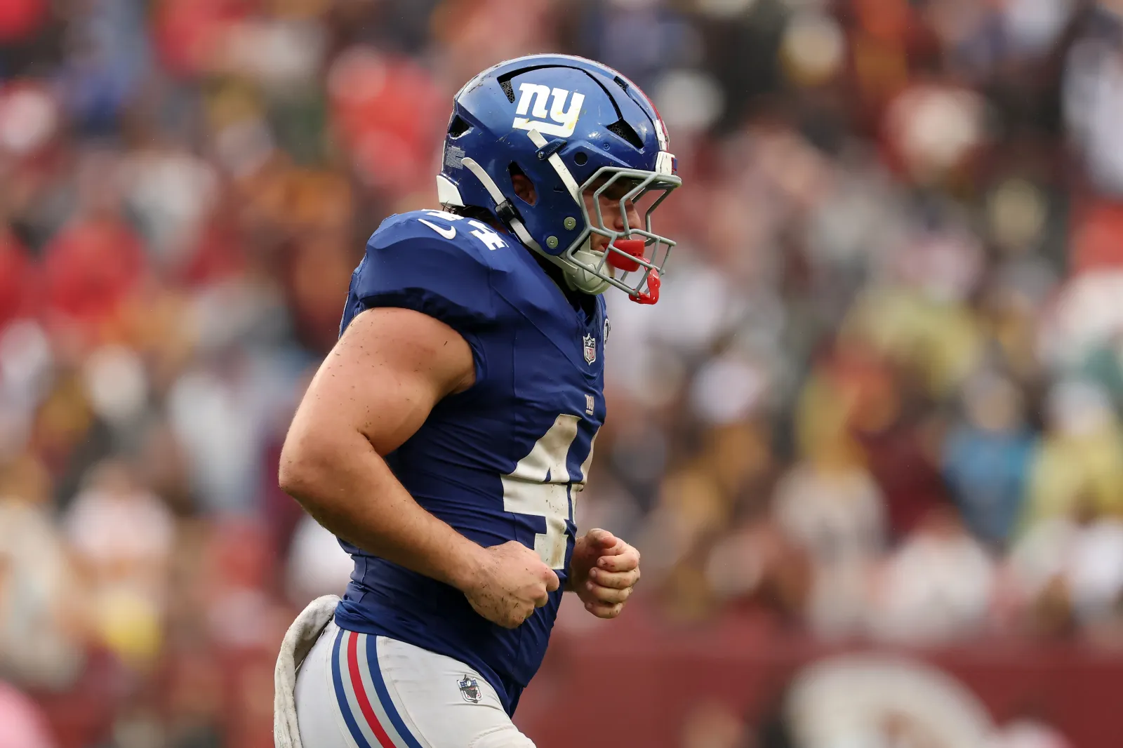 Cam Skattebo #44 of the New York Giants