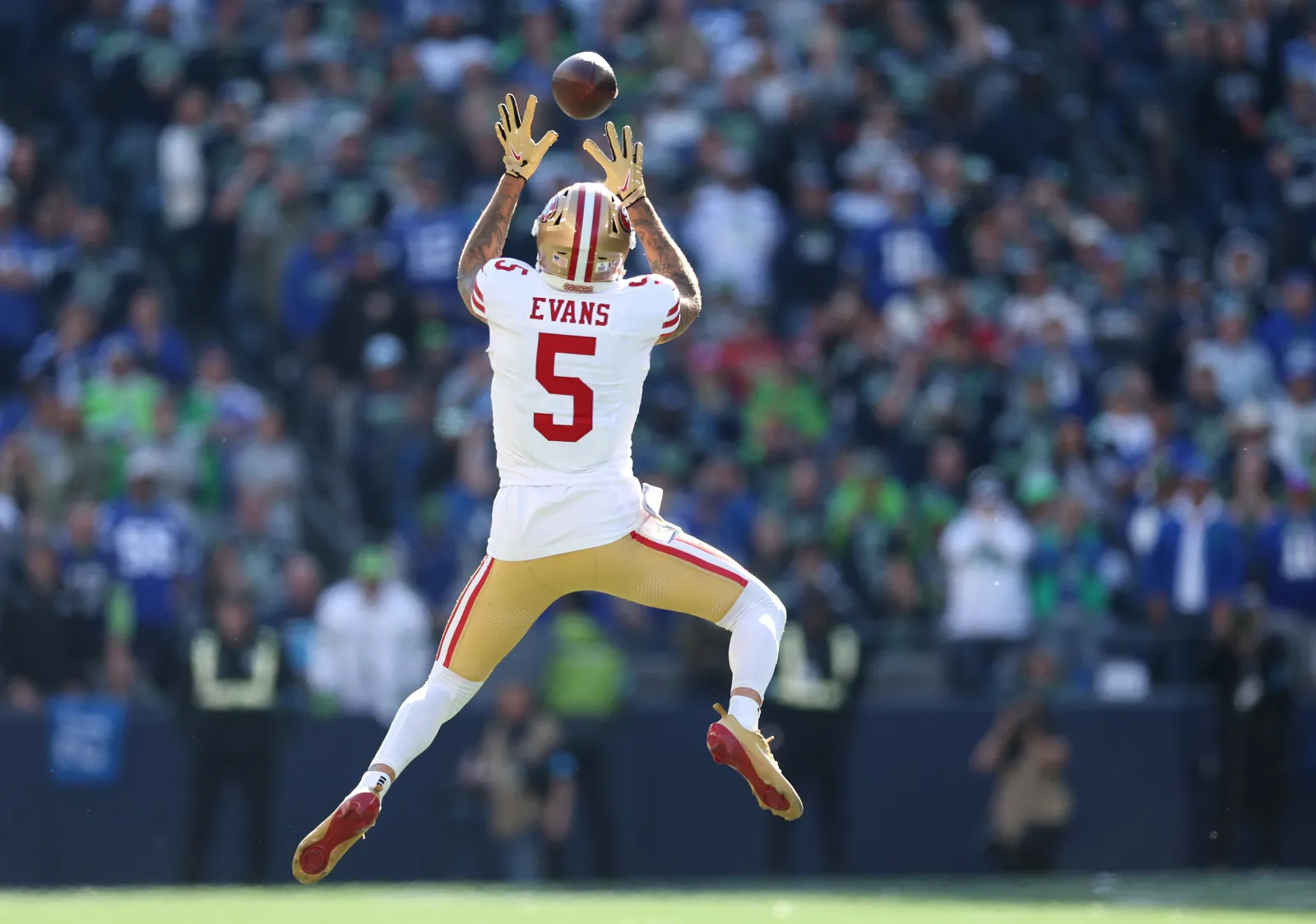 San Francisco 49ers WR Mike Evans.