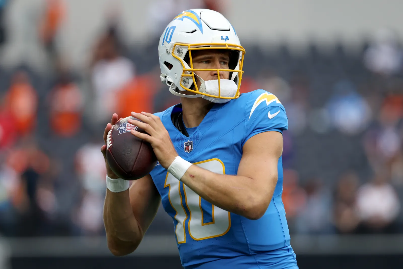 Los Angeles chargers quarterback Justin Herbert
