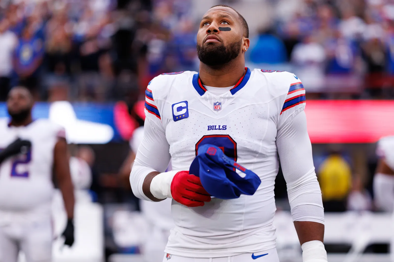 Bradley Chubb #9 of the Buffalo Bills