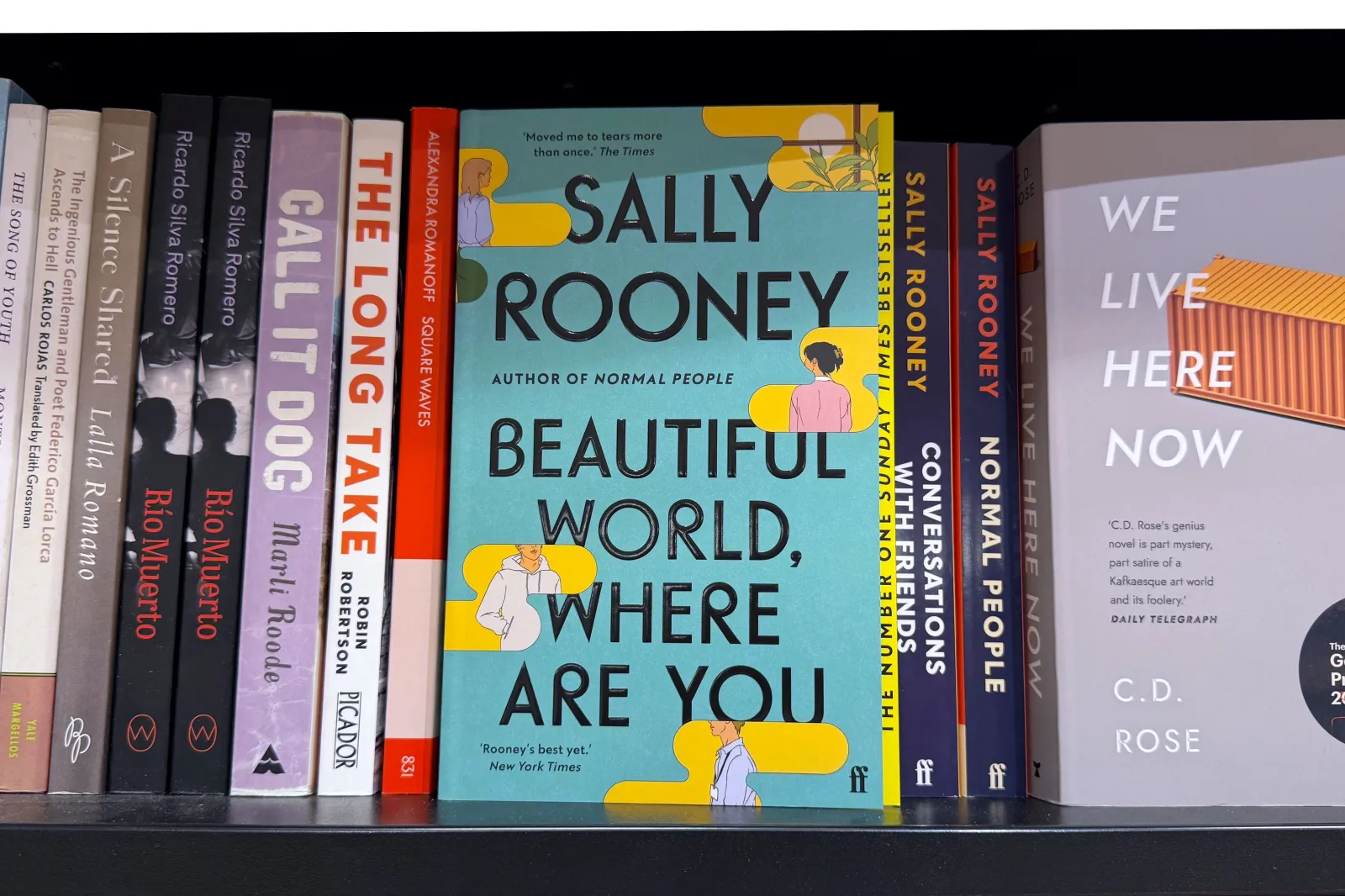 Books by author Sally Rooney are seen on display in a bookstore on October 15, 2026, in London, England.