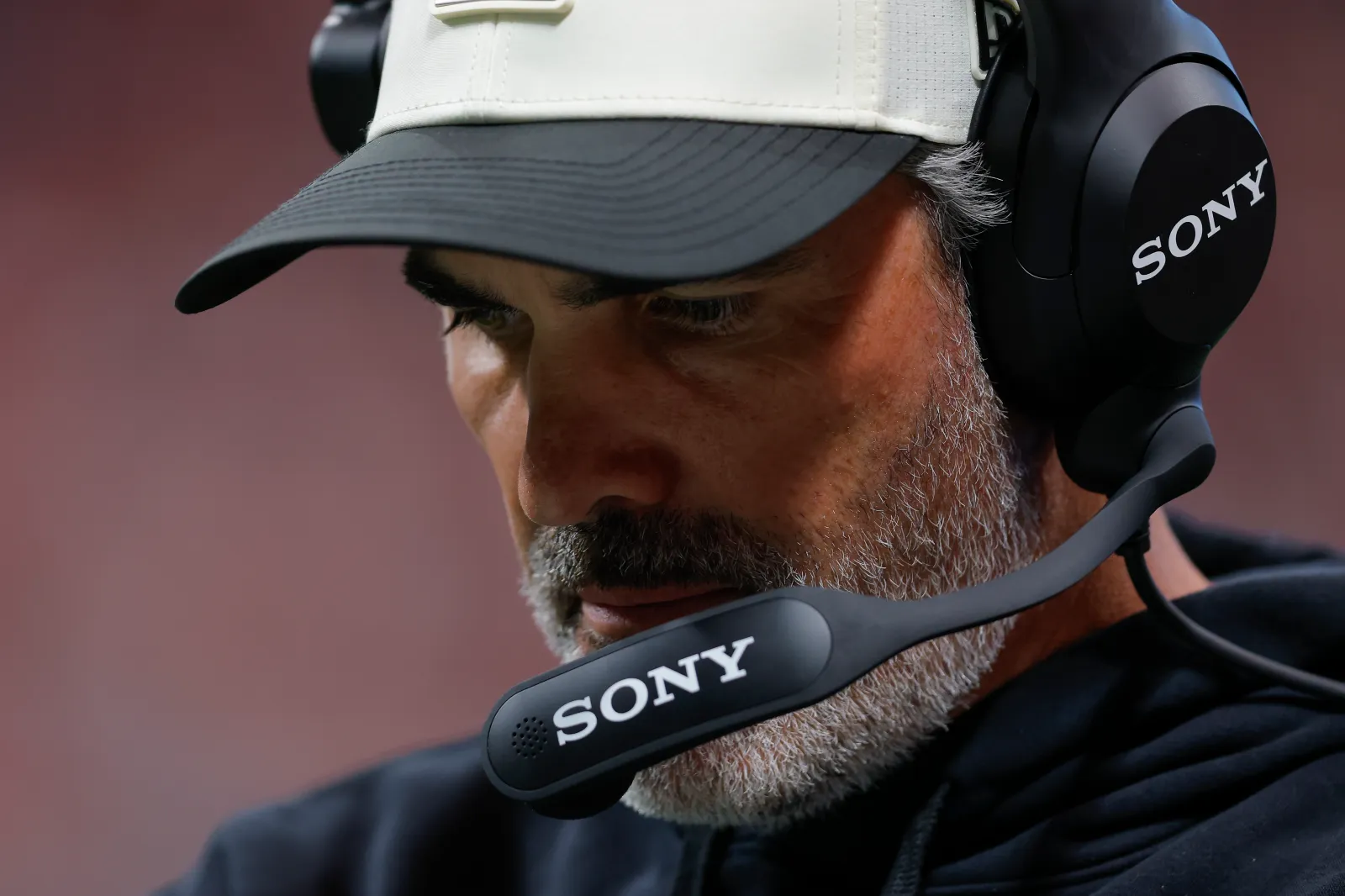 Head coach Kevin Stefanski of the Atlanta Falcons