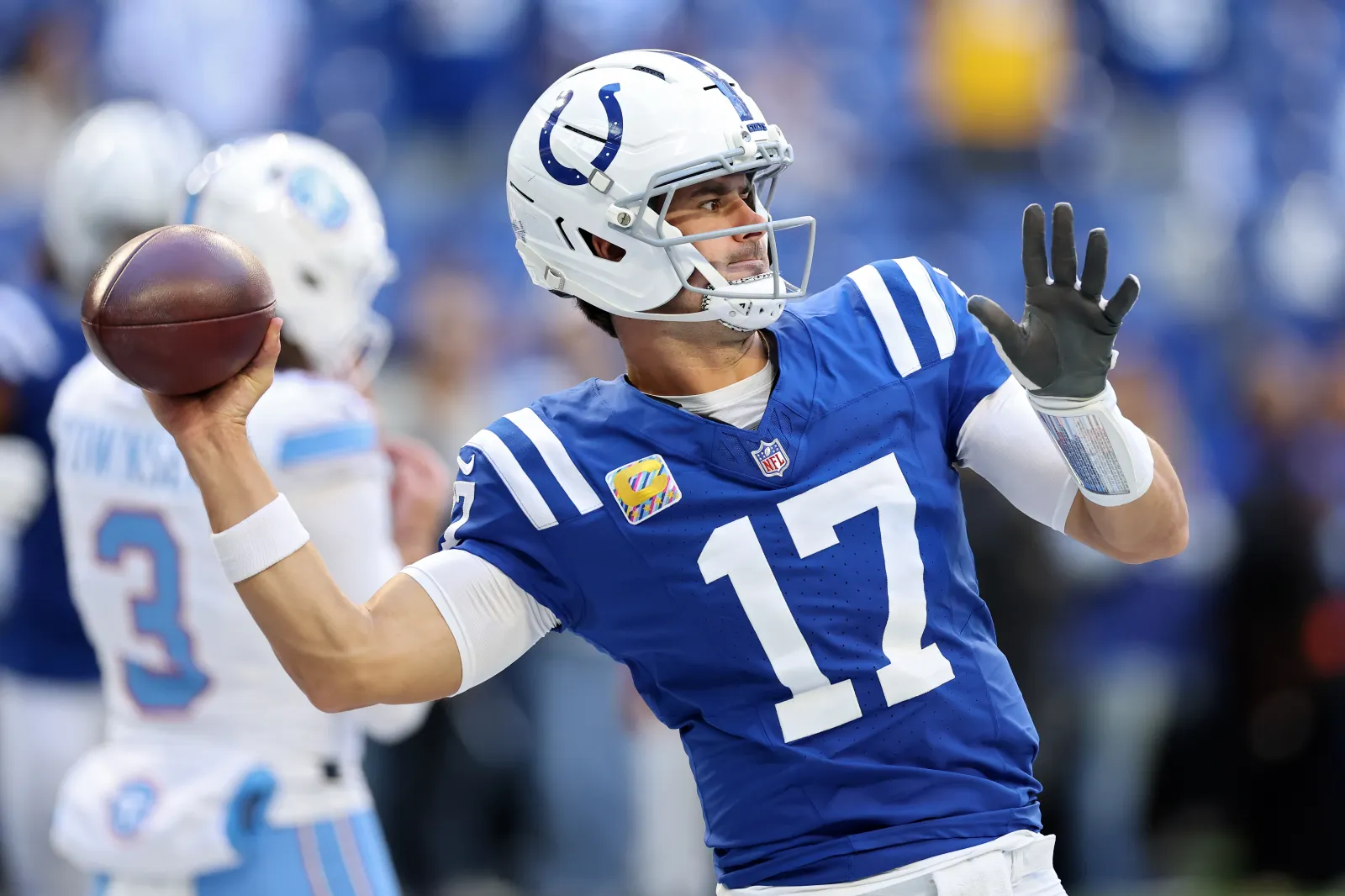 Daniel Jones #17 of the Indianapolis Colts