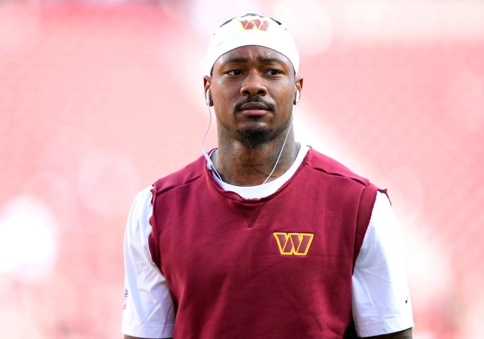 Commanders wide receiver Stefon Diggs during game against San Francisco 49ers