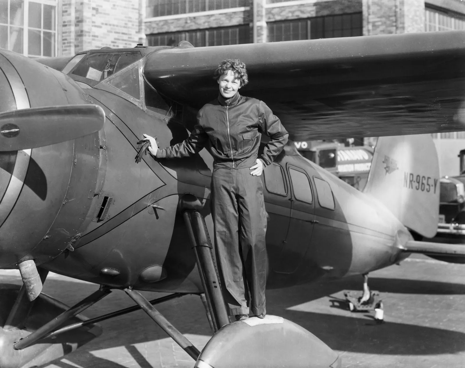 Amelia Earhart is pictured in this undated photo.