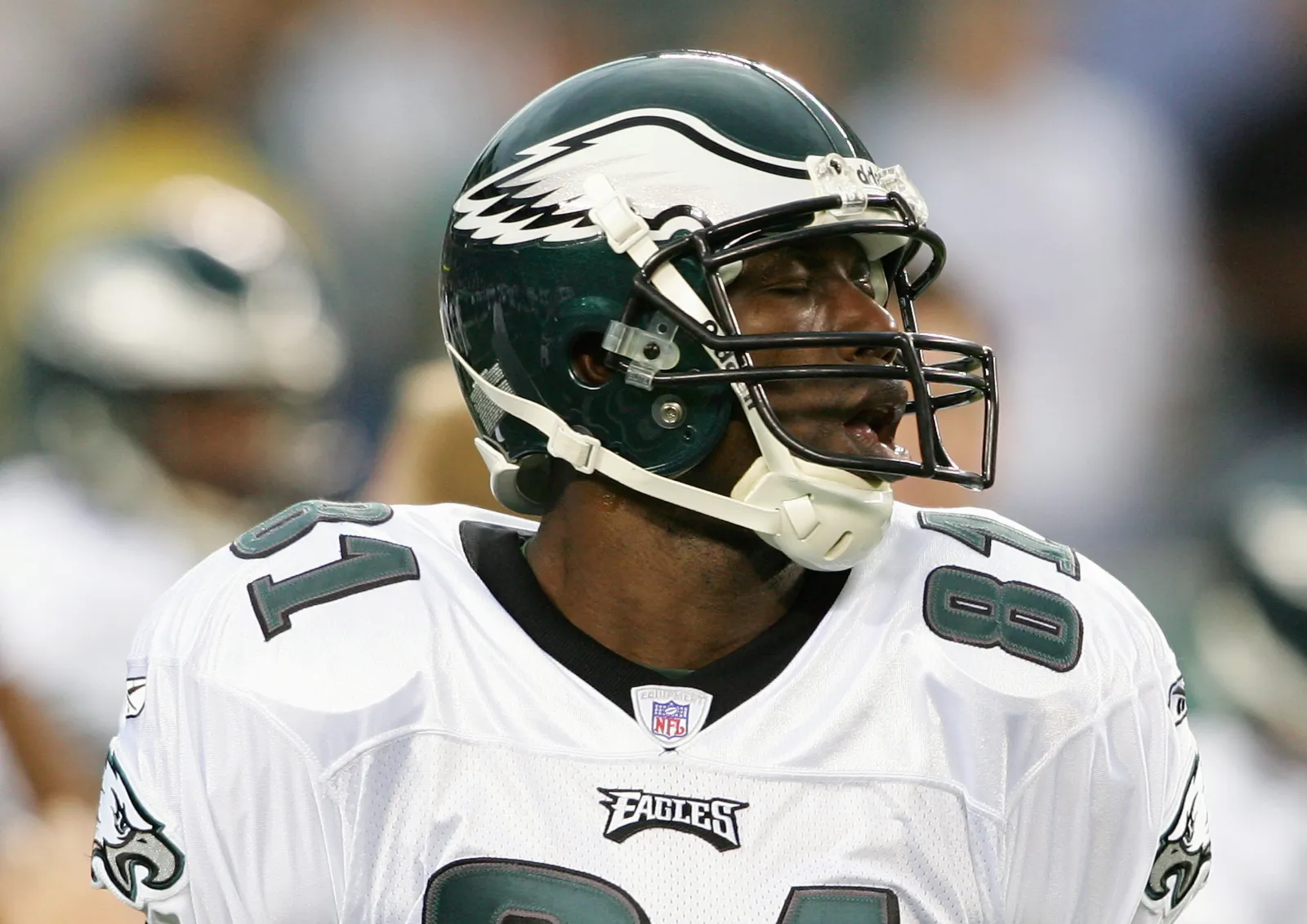 Former Eagles player Terrell Owens during game against Cincinnati Bengals