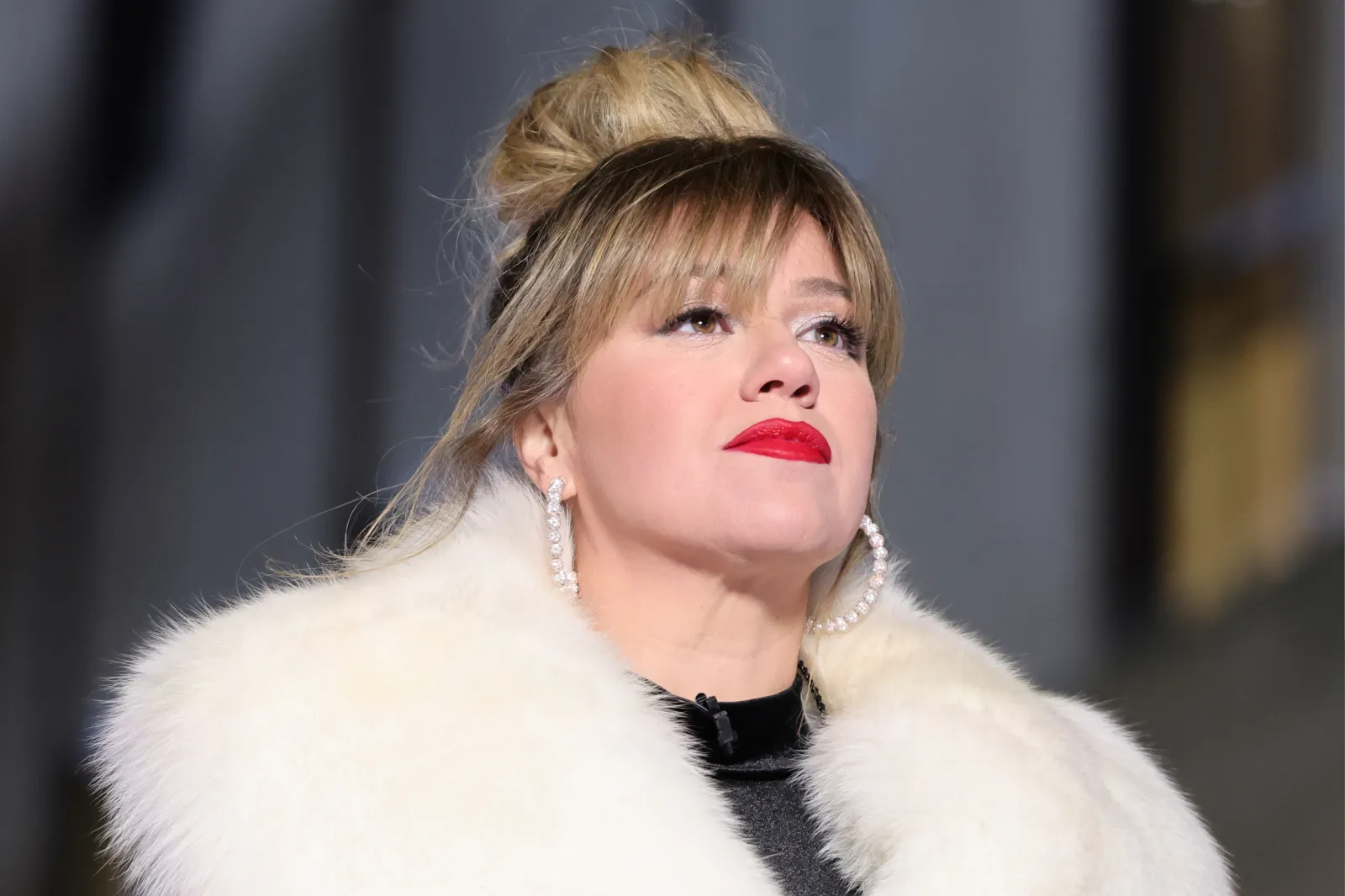 Kelly Clarkson performs during the 2023 Rockefeller Center Christmas tree Lighting Ceremony at Rockefeller Center in New York City on November 29, 2023.
