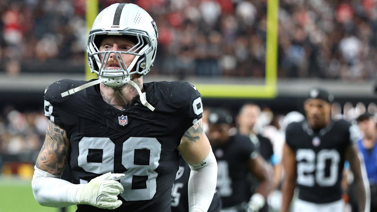Raiders' Maxx Crosby Represents Boston Before Matchup with Patriots