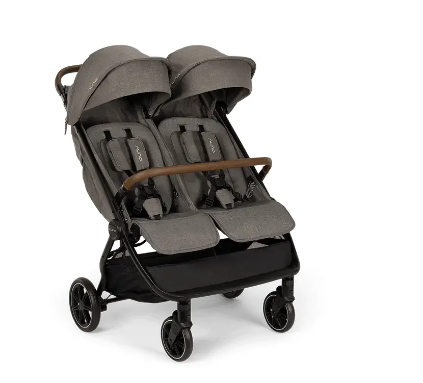 The Nuna Trvl Double stroller.