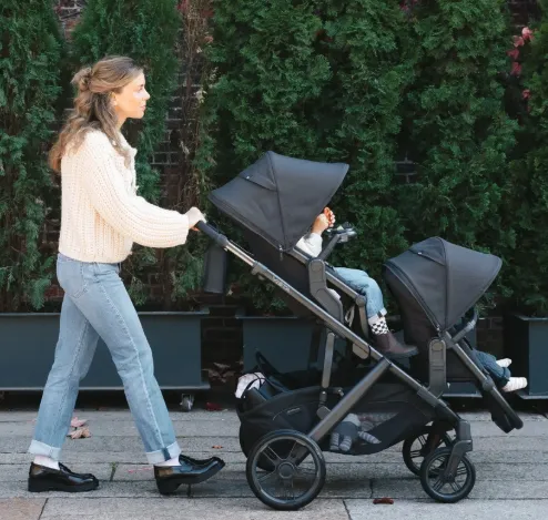 The Uppababy Vista V3 with Rumbleseat.