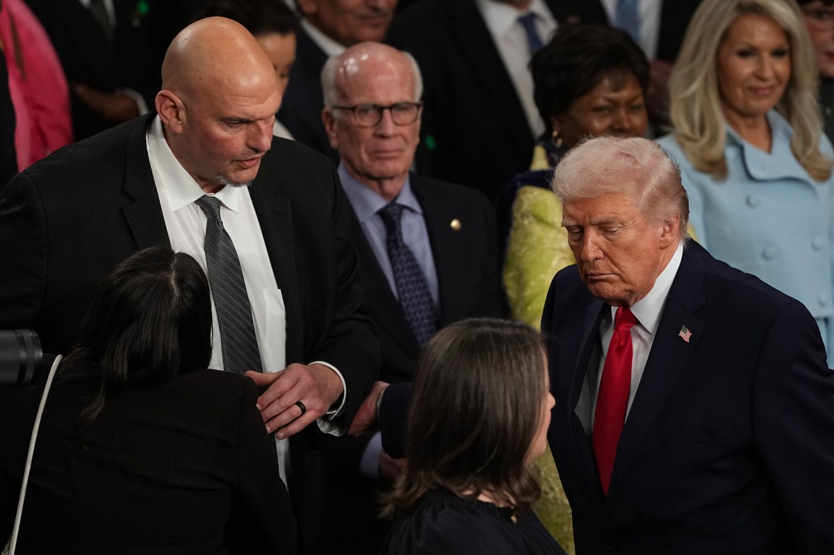 Donald Trump says he would "love" to have John Fetterman as a Republican