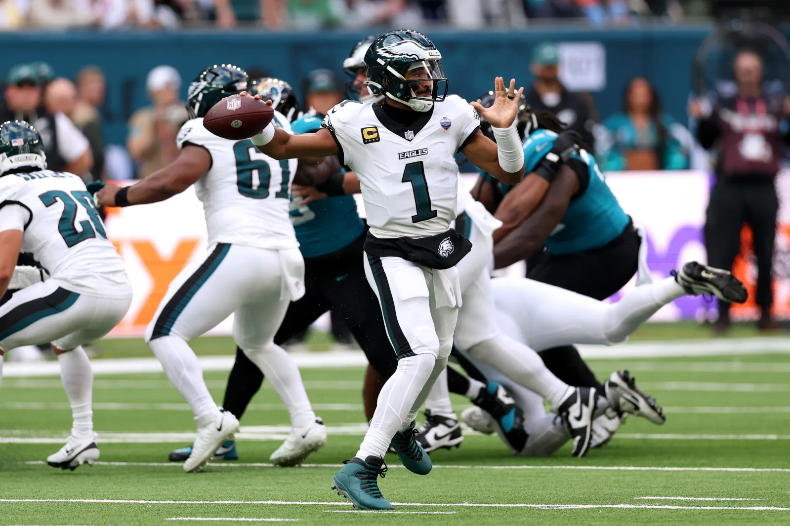 Philadelphia Eagles quarterback Jalen Hurts