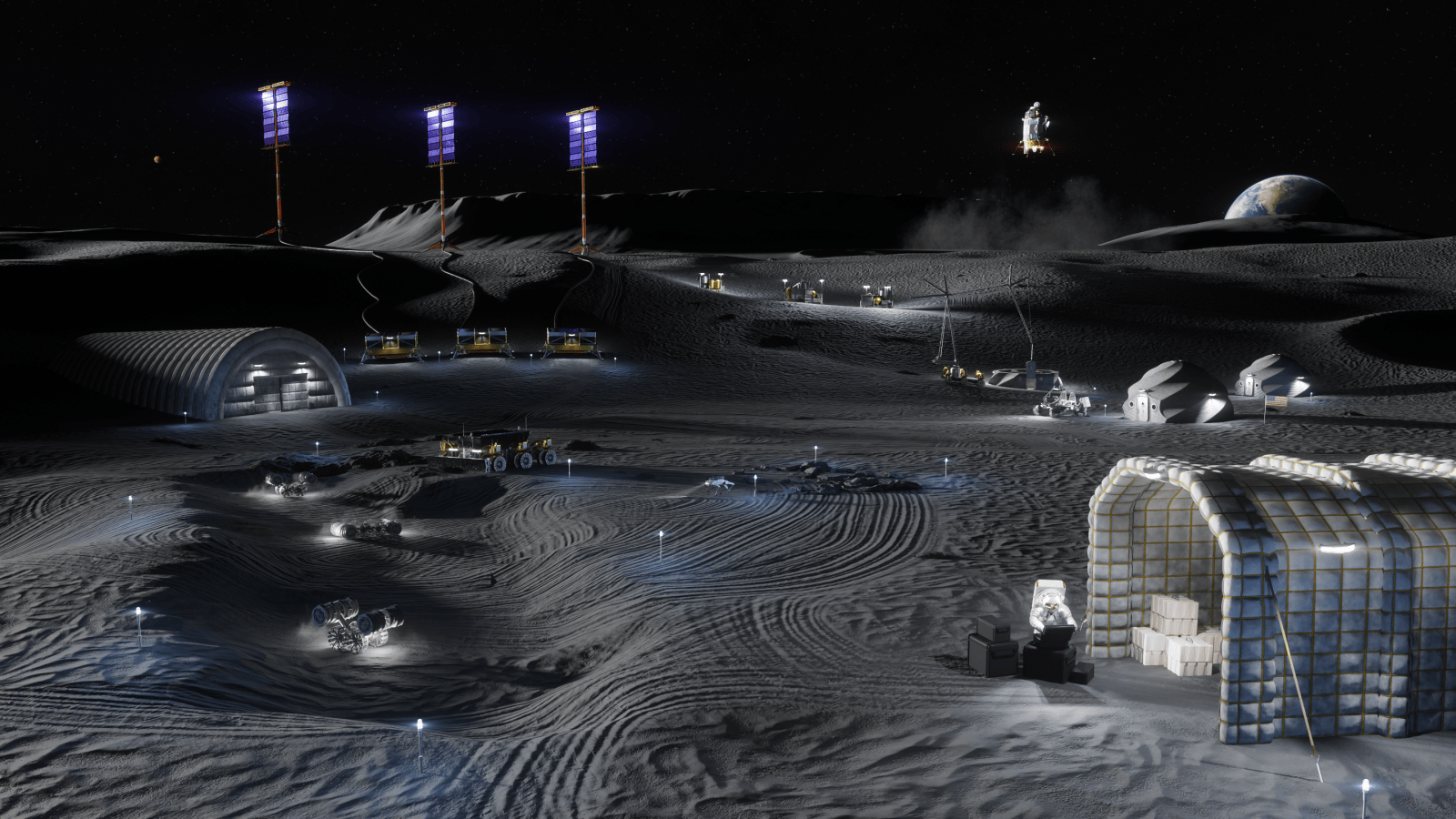 newsweek.com - Taryn Pedler - America to establish permanent moon base: what it could look like