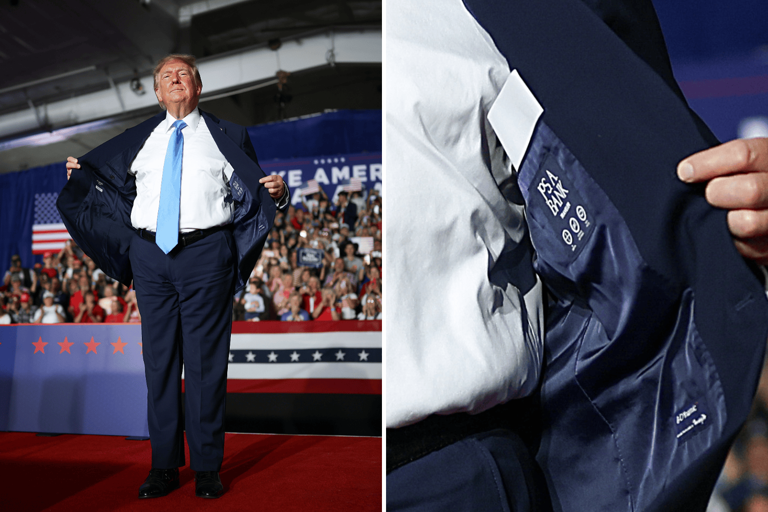 Donald Trump's Rally Suit Under Scrutiny
